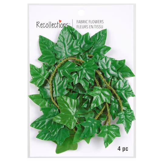 Dark Green Ivy Embellishments by Recollections™, 4ct.